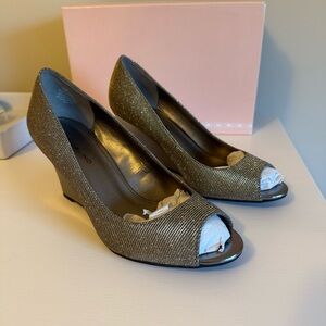 Bandolino Peep-Toe Wedge Shoes